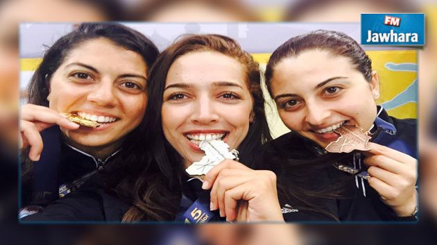 عزة بسباس تتوج ببطولة إفريقيا للمبارزة و تترشح إلى الألعاب الأولمبية