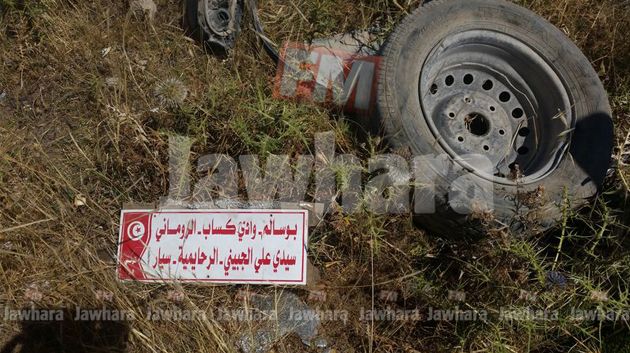 حادث اصطدام قطار بسيارة نقل ريفي في جندوبة