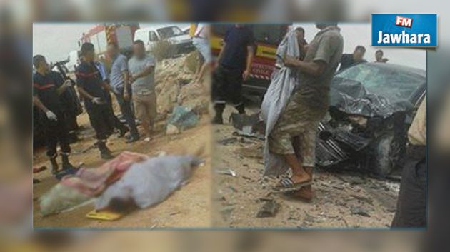 بين بن قردان وجرجيس : حادث مرور يسفر عن وفاة شخصين