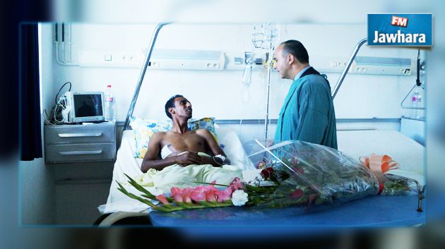 وزارة العدل تنشر صور عون سجون تعرّض لاعتداء بسكين