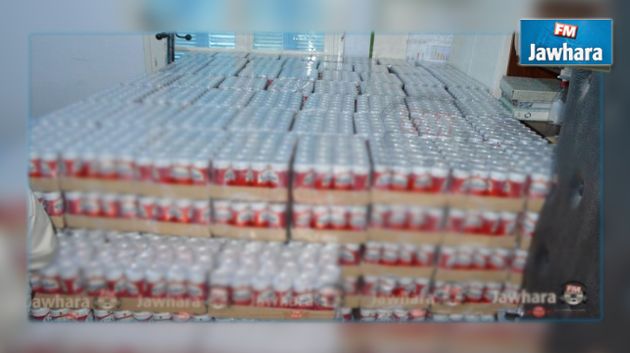 حجز 10412 علبة جعة اثر مداهمات ب3 ولايات