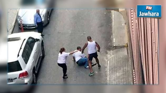 في قلب بيروت : يرديه قتيلا بعد طعنه بسكين أمام أعين المارة (فيديو)