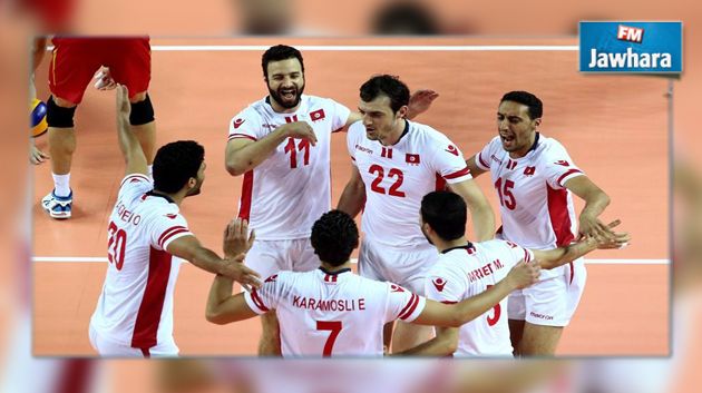 الفوز الأول للمنتخب الوطني في البطولة الإفريقية للكرة الطائرة