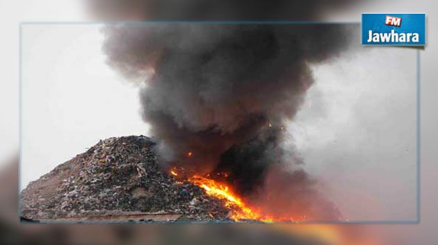 نابل : حريقان متزامنان في مصبي نفايات
