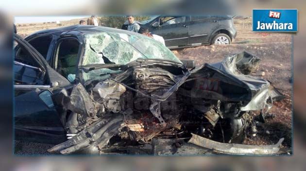 حادث اصطدام سيارة تونسية بأخرى ليبية يودي بحياة 6 أشخاص