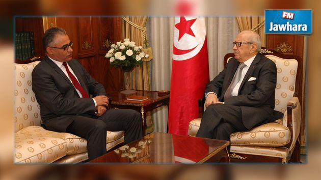 قائد السبسي يلتقي محسن مرزوق في قرطاج