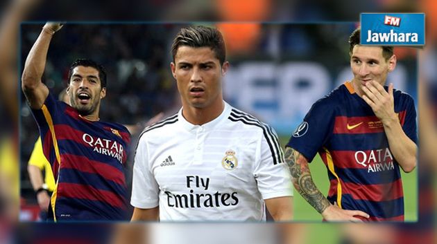 ميسي و رونالدو و سواريز يتنافسون على جائزة أفضل لاعب في أوروبا