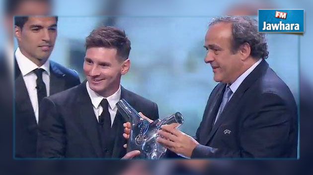 ليونيل ميسي يتوج بجائزة أفضل لاعب في أوروبا