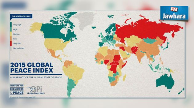 مؤشر السلام 2015 : تونس في المرتبة 76 دوليا