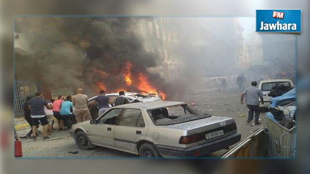 انفجار سيارة مفخخة أمام شركة 