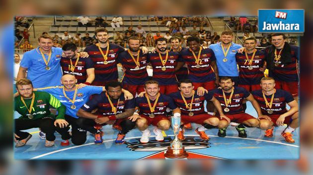 وائل جلوز يحرز كأس كاتالونيا مع فريق برشلونة