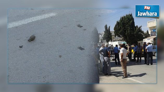 قنبلة أمام مدرسة 