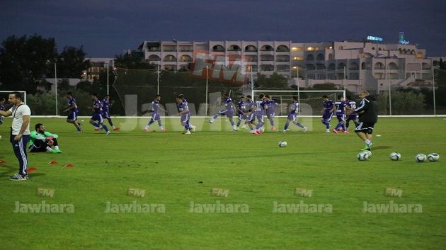 الحصة التدريبية لمنافس النجم الساحلي الزمالك المصري