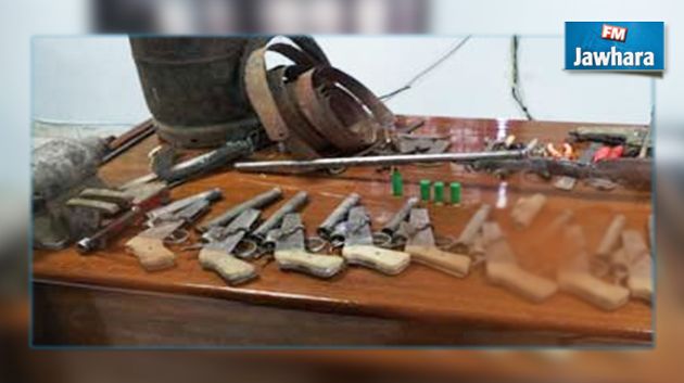 المهدية : حجز مواد لصناعة أسلحة قديمة بعد مداهمة منزل