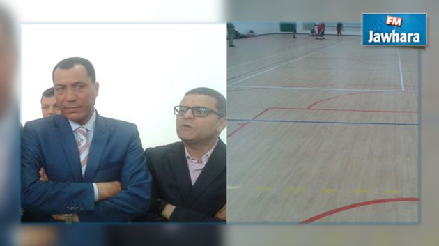 إنتهاء الأشغال بالقاعة الرياضية بالقصرين
