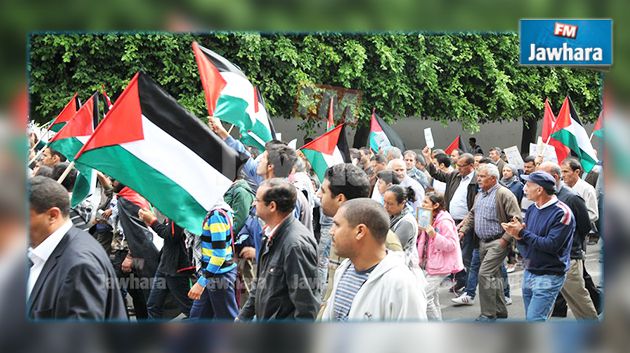 النهضة تدعو للمشاركة بكثافة في مسيرة داعمة للانتفاضة الفلسطينية غدا