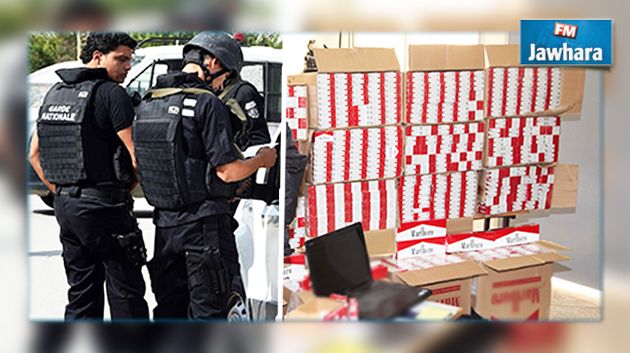 حملة أمنية بجندوبة : حجز 15 ألف علبة سجائر وايقاف 22 مفتشا عنه