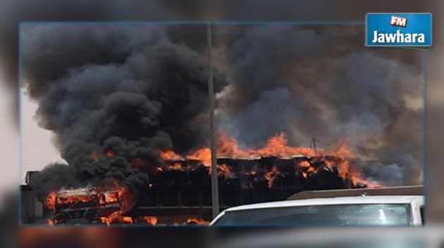 بين القيروان والمهدية : احتراق شاحنة معدة للتهريب إثر مطاردة أمنية
