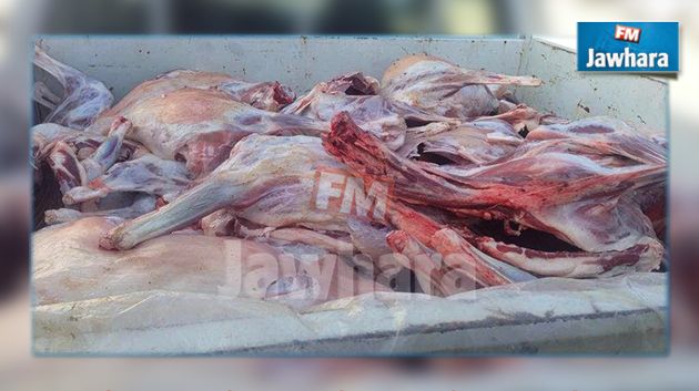 مدنين : حجز 250 كغ من لحم الضأن