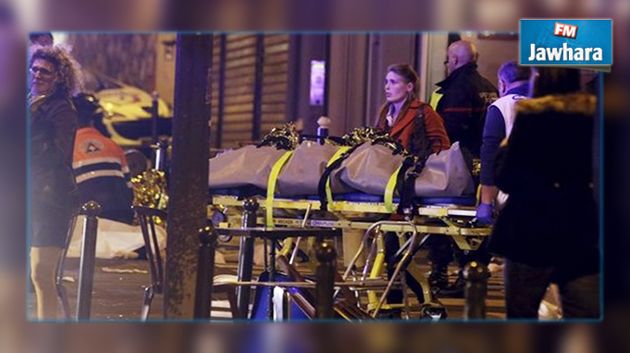 ارتفاع حصيلة هجمات باريس إلى 128 قتيلا و 200 جريح بينهم 99 إصابتهم حرجة
