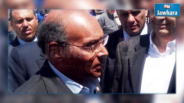 المنصف المرزوقي يزور عائلة الشهيد مبروك السلطاني