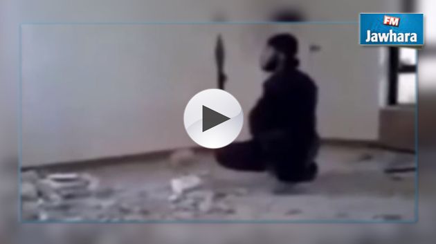 داعشي يحاول إطلاق صاروخ