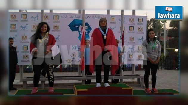 ألفة الشارني تحرز ذهبية البطولة الإفريقية للرماية و تتأهل إلى أولمبياد ريو 2016