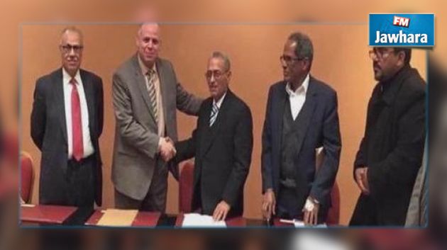 التوقيع بتونس على مبادئ اتفاق بين أطراف الأزمة الليبية