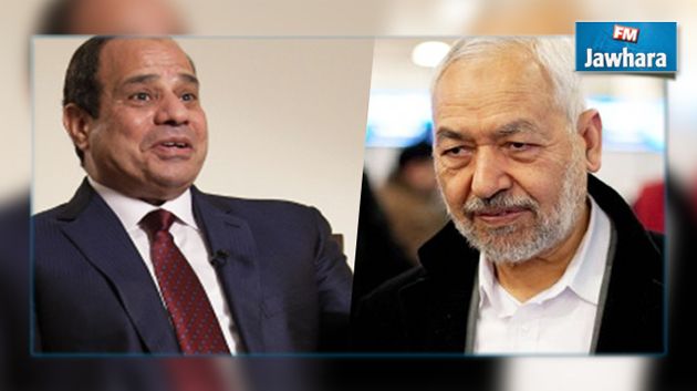 الغنوشي: لن أستقبل السيسي إذا زار تونس
