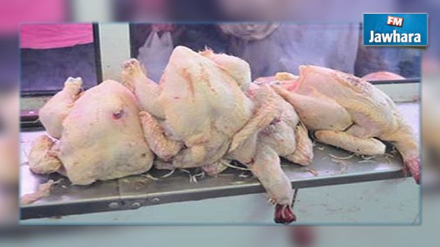  خلال مداهمة 5 مخازن في سيدي حسين السيجومي : حجز لحوم دجاج فاسدة ومواد تنظيف