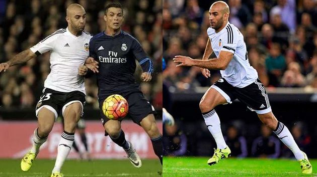 من مباراة فالنسيا و ريال مدريد 