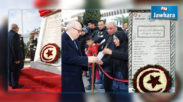 تدشين نصب تذكاري تخليدا لشهداء الأمن الرئاسي (صور)