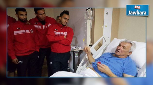 لاعبو المنتخب الوطني يعودون كاسباجارك في المصحة