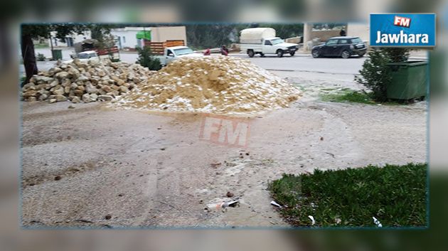 تساقط البرد في جندوبة