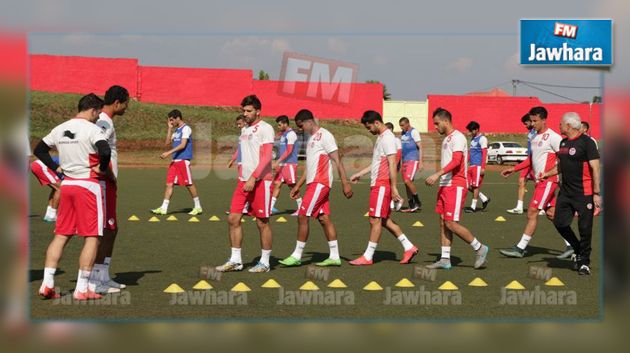 أول حصة تدريبية للمنتخب التونسي في رواندا