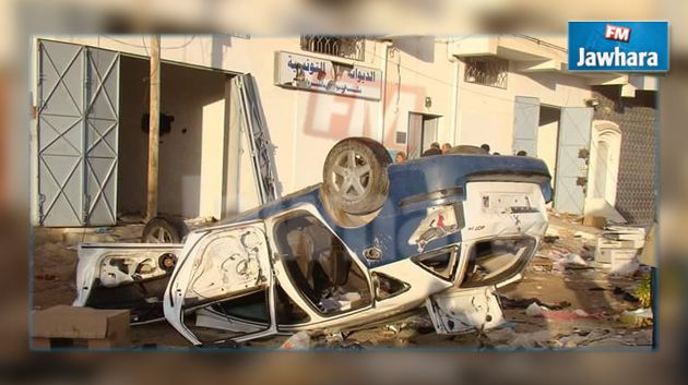 القيروان : إلقاء القبض على 50 ضالعا في حرق مقر الديوانة