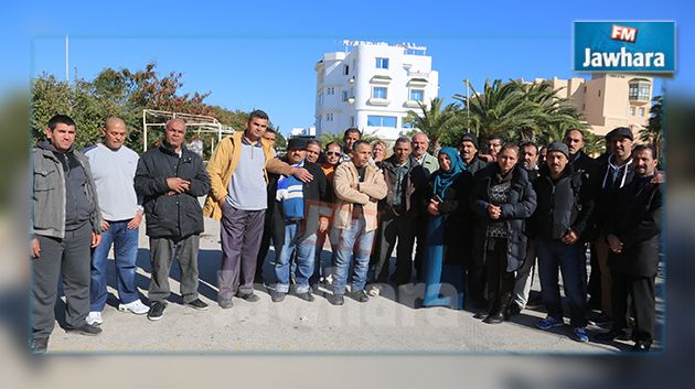 سوسة : احتجاج لعمال نزل