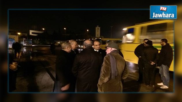 وزير النقل في زيارة لمستودعي المترو والحافلات