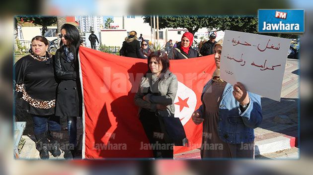 تحركات احتجاجية متنوعة في سوسة و المطلب واحد : التشغيل