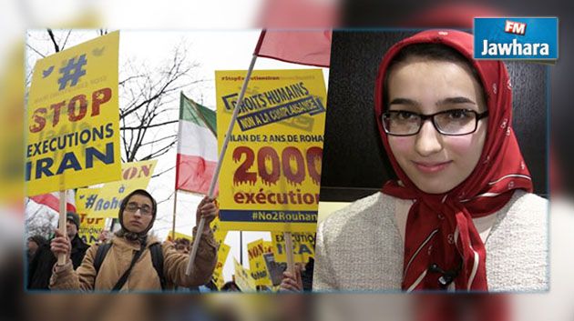 ايرانية احتجت في فرنسا ضد زيارة روحاني : تمنيت أن أكون رجلا في بلدي  !
