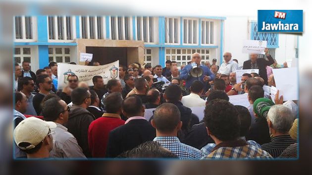 النقابات الجهوية التابعة لنقابة قوات الأمن الداخلي تحتج في مسيرات بكافة الولايات