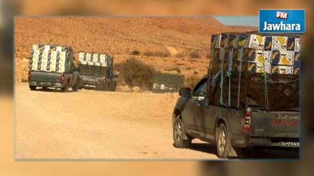 حصيلة التصدي لعمليات التهريب من قبل وحدات الجيش الوطني