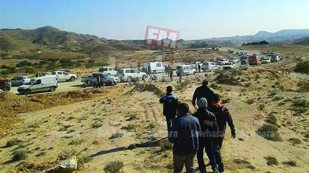 صور حصرية من مسرح الاشتباكات بمنطقة البراوكة بقابس