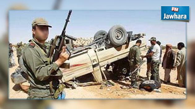 بنزرت : انزلاق شاحنة عسكرية وإصابة 15 جنديا بجروح