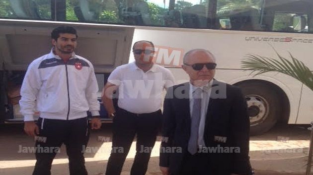 إنطلاق فريق النجم الساحلي نحو ملعب مازمبي