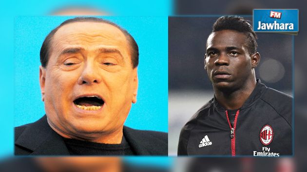 برلسكوني في تصريح عنصري و سخيف : بالوتيلي إيطالي رغم بقائه لمدة طويلة تحت الشمس