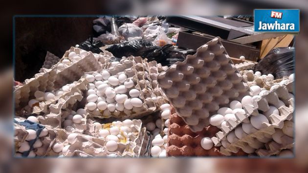 حجز 150 ألف بيضة فاسدة
