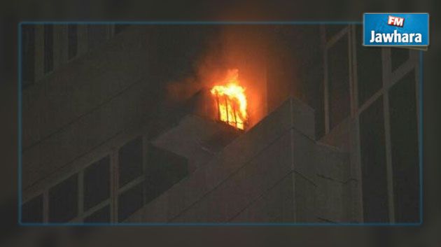 حريق ببناية قيد البناء بمصنع للعجين الغذائى