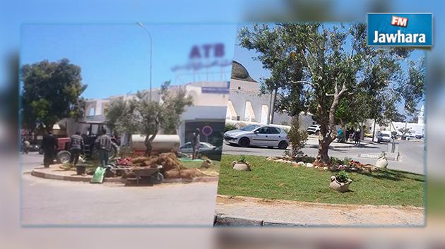 جربة : أراد تجميل مدخل المدينة فأوقفته البلدية