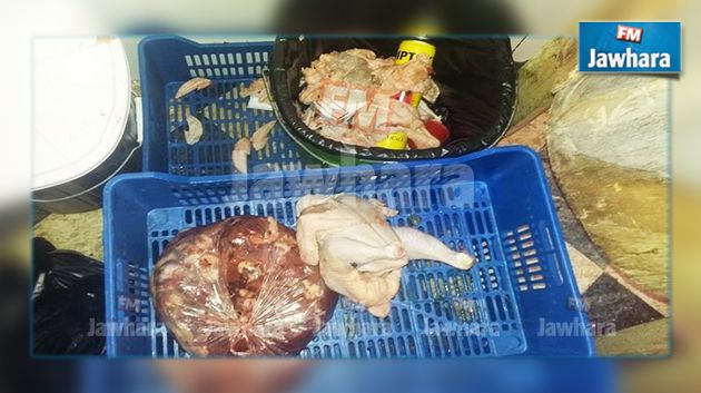 حجز كميات كبيرة من الدجاج الفاسد